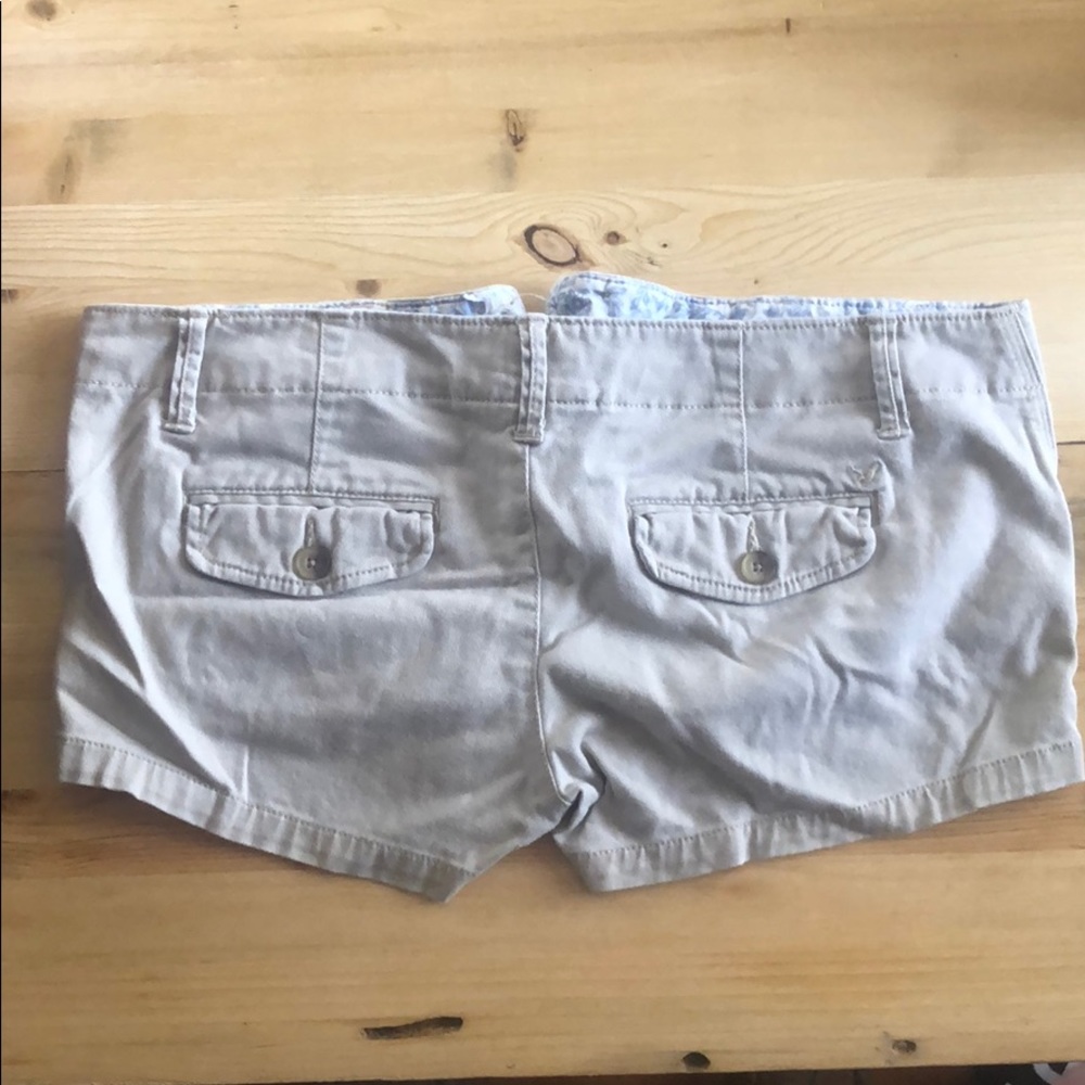 AE khaki shorts